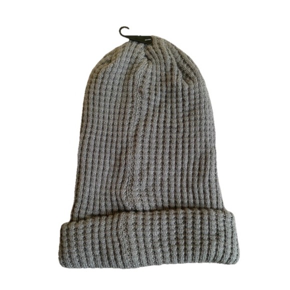 Alpine Design Women's Gray Slouchy Waffle Beanie Hat One‎ Size - Picture 3 of 3